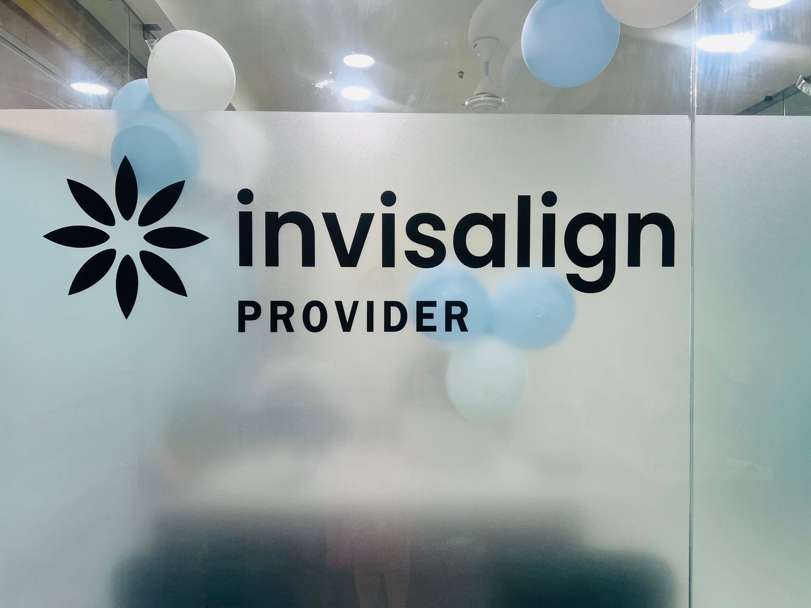 Invisalign Provider frosted glass logo